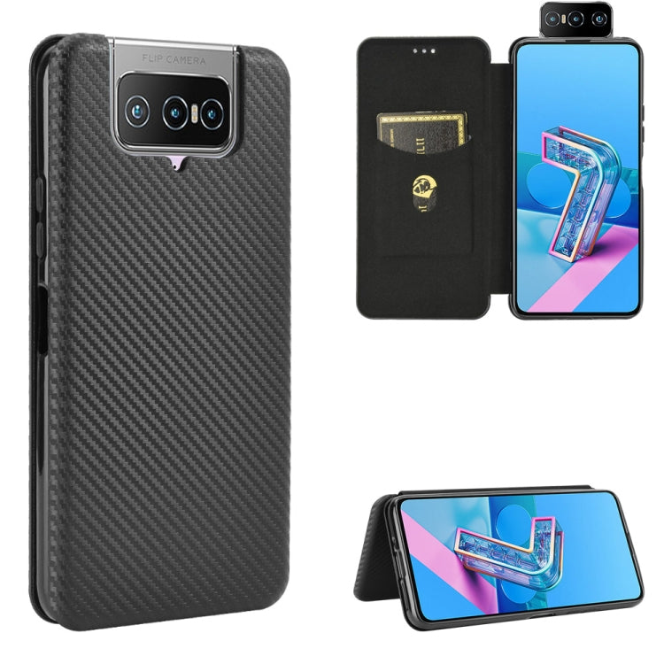 Carbon Fiber Texture Magnetic Horizontal Flip TPU + PC + PU Leather Case with Card Slot & Lanyard, For OPPO A53 / A32 (2020), For OPPO Reno3 Pro Overseas Version, For Doogee X95, For Asus Zenfone 7 ZS670KS / Zenfone 7 Pro ZS671KS�����������������������...