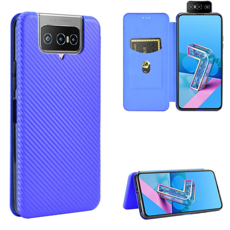Carbon Fiber Texture Magnetic Horizontal Flip TPU + PC + PU Leather Case with Card Slot & Lanyard, For OPPO A53 / A32 (2020), For OPPO Reno3 Pro Overseas Version, For Doogee X95, For Asus Zenfone 7 ZS670KS / Zenfone 7 Pro ZS671KS�����������������������...