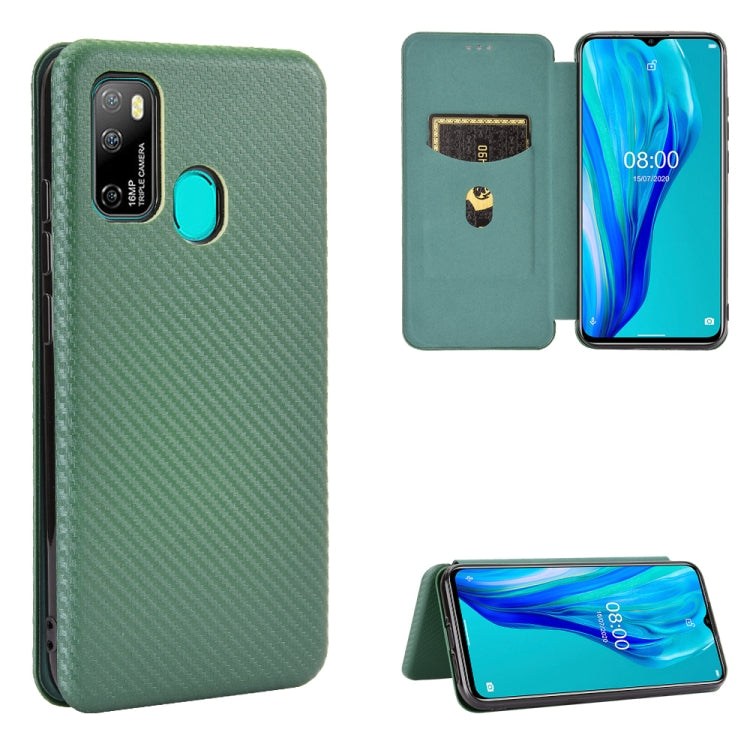Carbon Fiber Texture Magnetic Horizontal Flip TPU + PC + PU Leather Case with Card Slot & Lanyard, For OPPO A53 / A32 (2020), For OPPO Reno3 Pro Overseas Version, For Doogee X95, For Asus Zenfone 7 ZS670KS / Zenfone 7 Pro ZS671KS�����������������������...