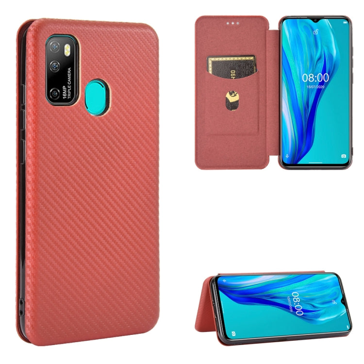 Carbon Fiber Texture Magnetic Horizontal Flip TPU + PC + PU Leather Case with Card Slot & Lanyard, For OPPO A53 / A32 (2020), For OPPO Reno3 Pro Overseas Version, For Doogee X95, For Asus Zenfone 7 ZS670KS / Zenfone 7 Pro ZS671KS�����������������������...