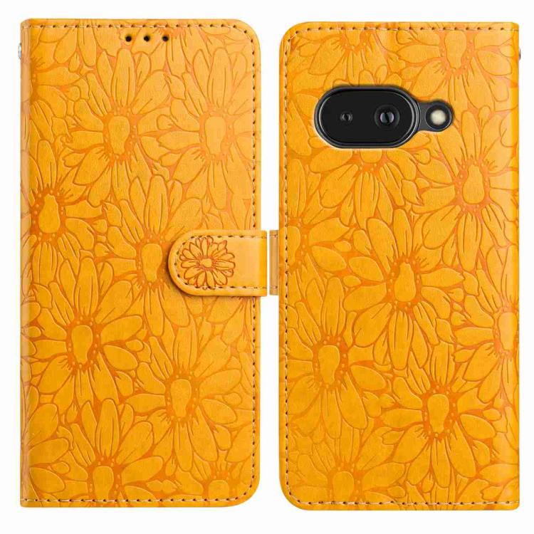 Daisy Embossed Leather Phone Case