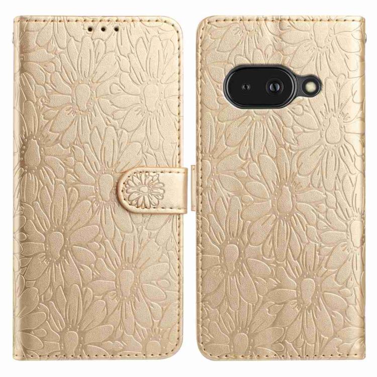 Daisy Embossed Leather Phone Case