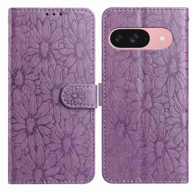 Daisy Embossed Leather Phone Case