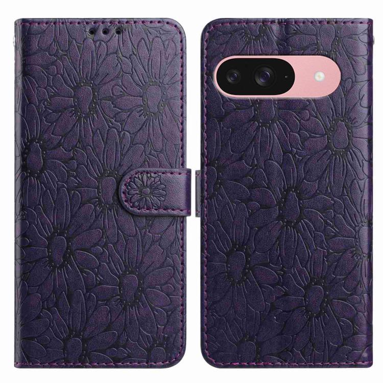 Daisy Embossed Leather Phone Case