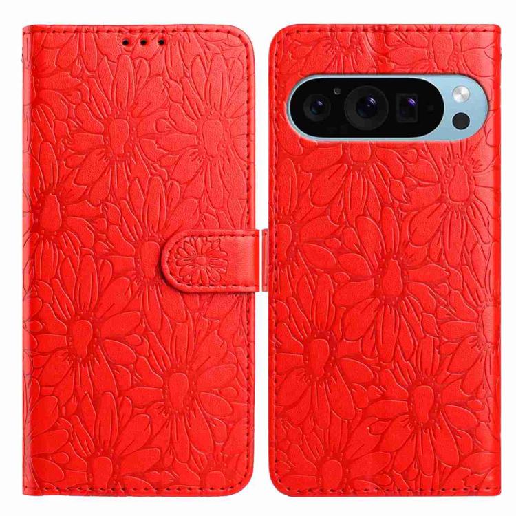 Daisy Embossed Leather Phone Case