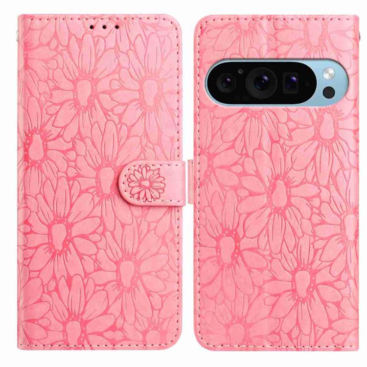 Daisy Embossed Leather Phone Case