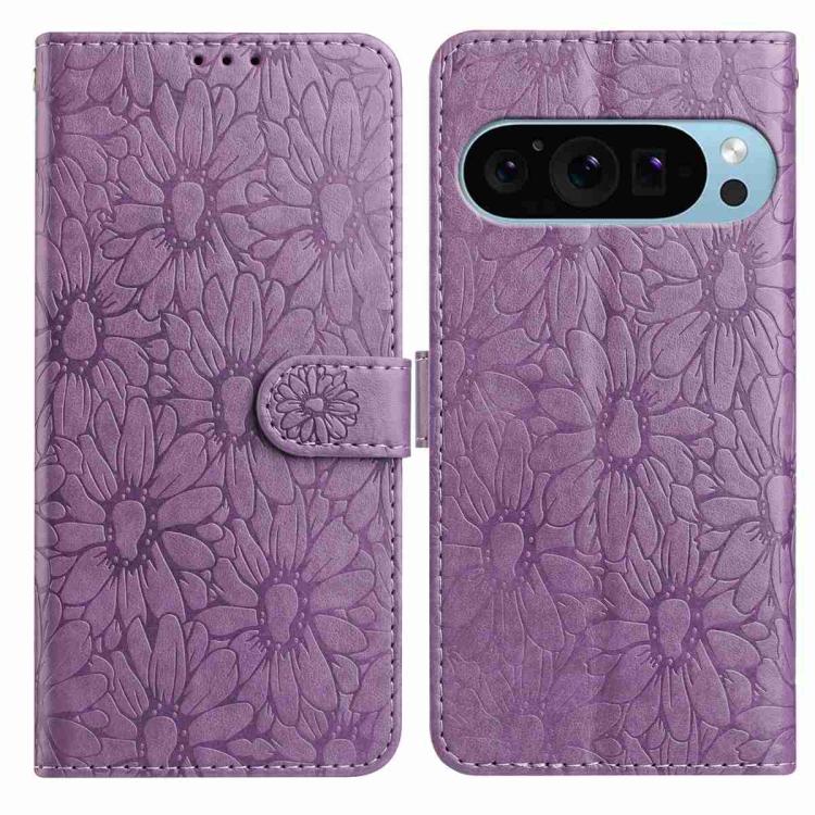 Daisy Embossed Leather Phone Case