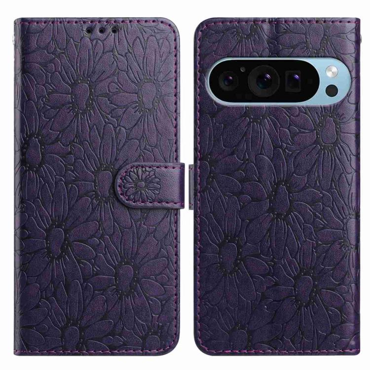 Daisy Embossed Leather Phone Case
