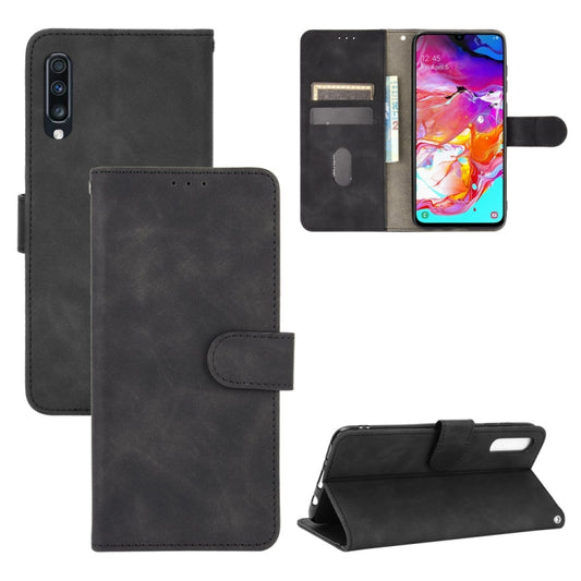 Solid Color Skin Feel Magnetic Buckle Horizontal Flip Calf Texture PU Leather Case with Holder & Card Slots & Wallet, For Samsung Galaxy A70, For Kyocera Android One S6, For Kyocera Gratina KYV48, For Ulefone Note 9P