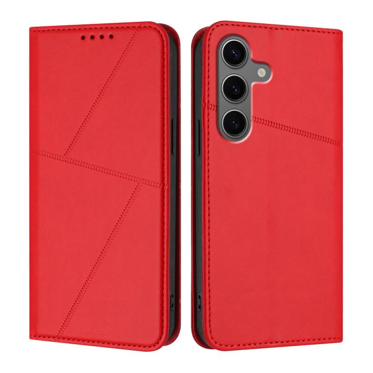 Strong Magnetic Frosted Flip Leather Phone Case