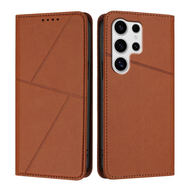 Strong Magnetic Frosted Flip Leather Phone Case