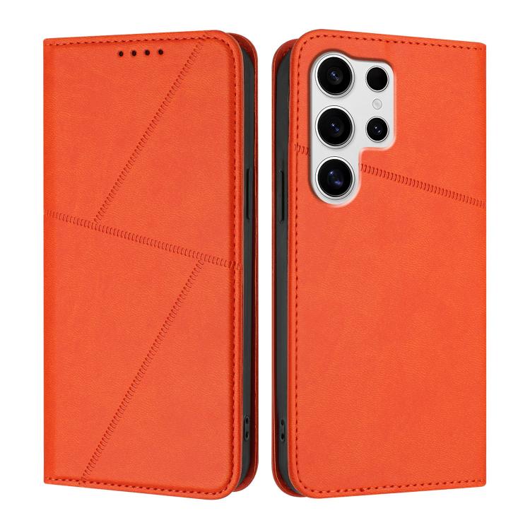 Strong Magnetic Frosted Flip Leather Phone Case