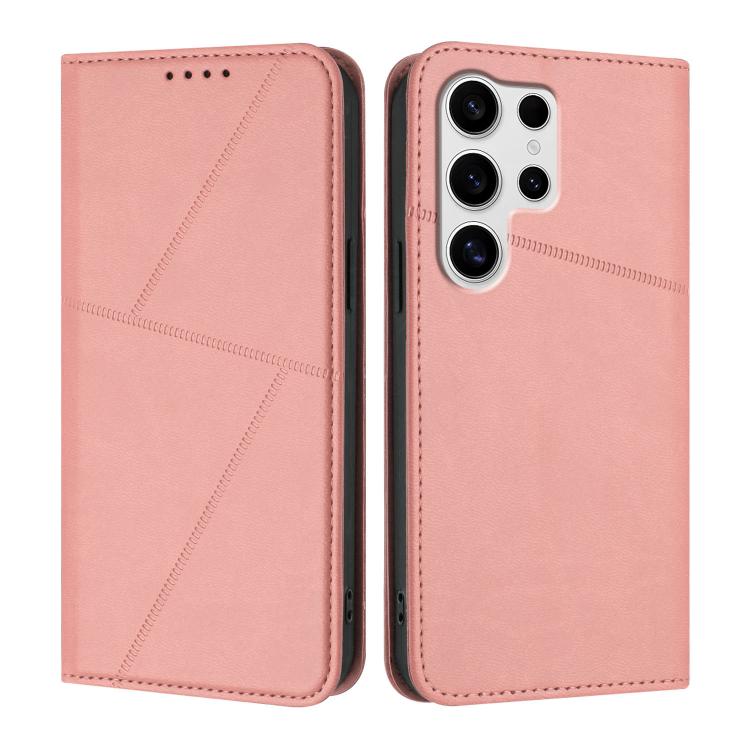 Strong Magnetic Frosted Flip Leather Phone Case