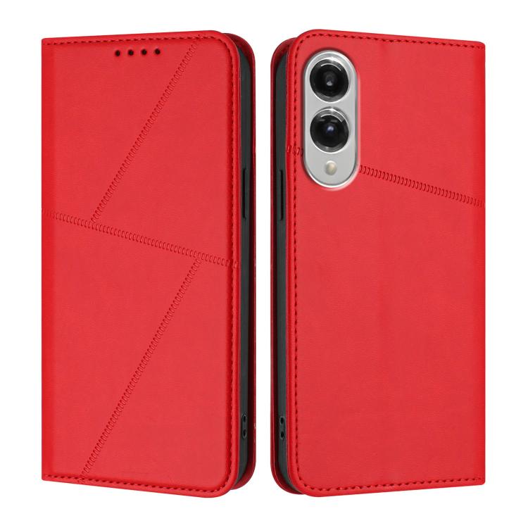 Strong Magnetic Frosted Flip Leather Phone Case