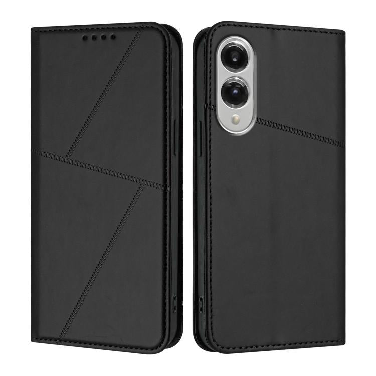 Strong Magnetic Frosted Flip Leather Phone Case