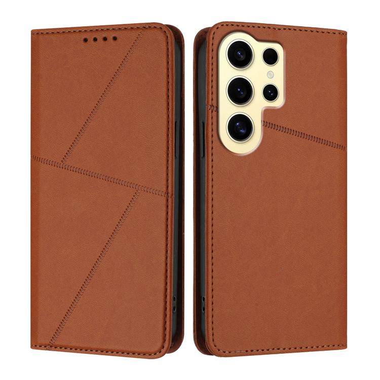 Strong Magnetic Frosted Flip Leather Phone Case