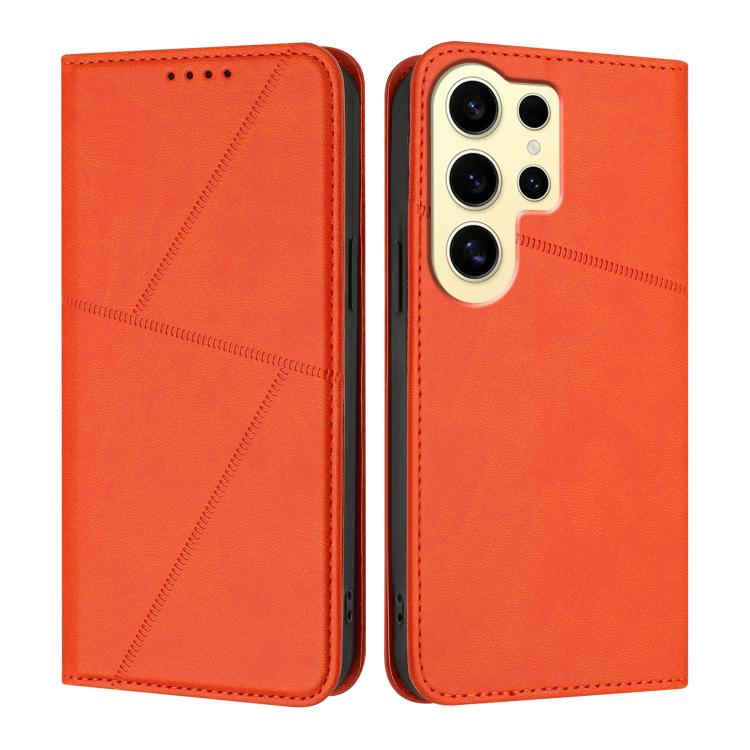 Strong Magnetic Frosted Flip Leather Phone Case