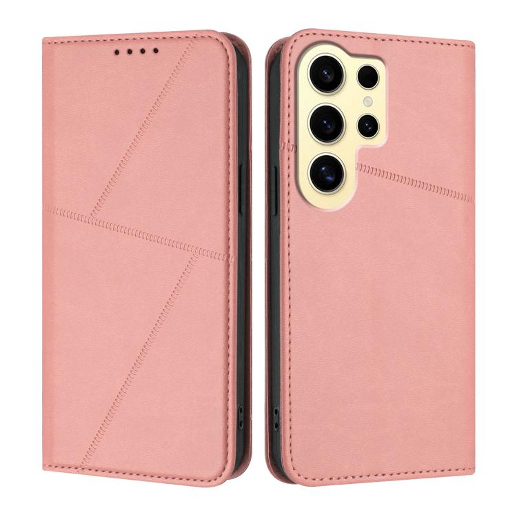 Strong Magnetic Frosted Flip Leather Phone Case