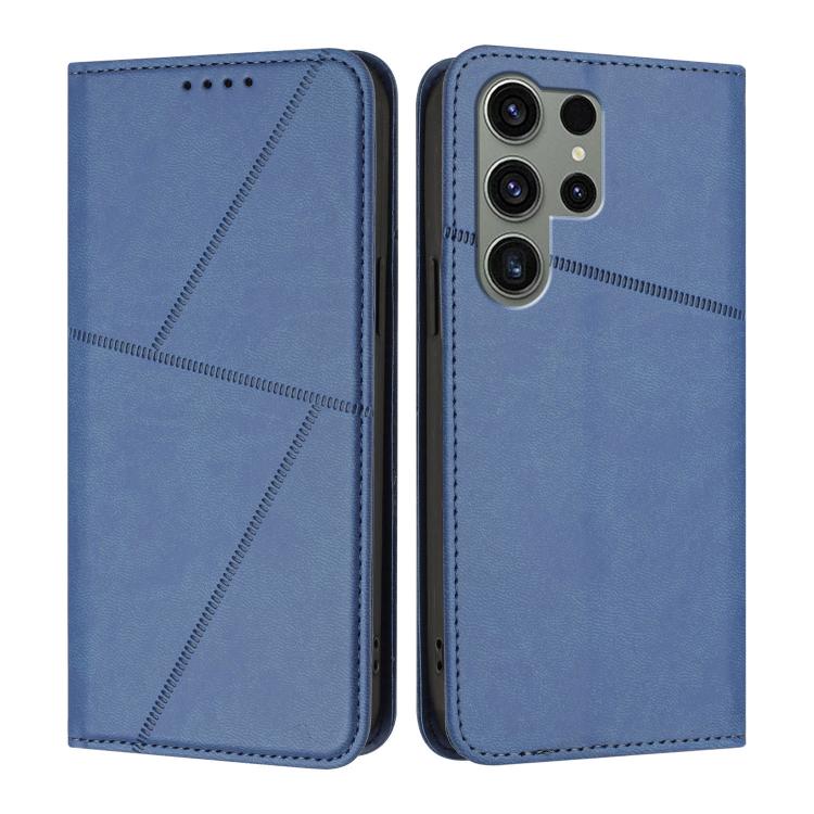 Strong Magnetic Frosted Flip Leather Phone Case