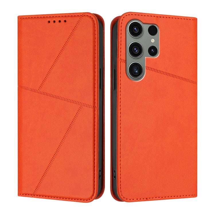 Strong Magnetic Frosted Flip Leather Phone Case