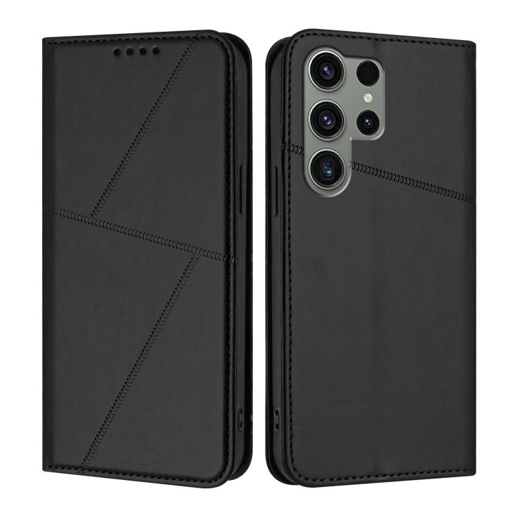 Strong Magnetic Frosted Flip Leather Phone Case