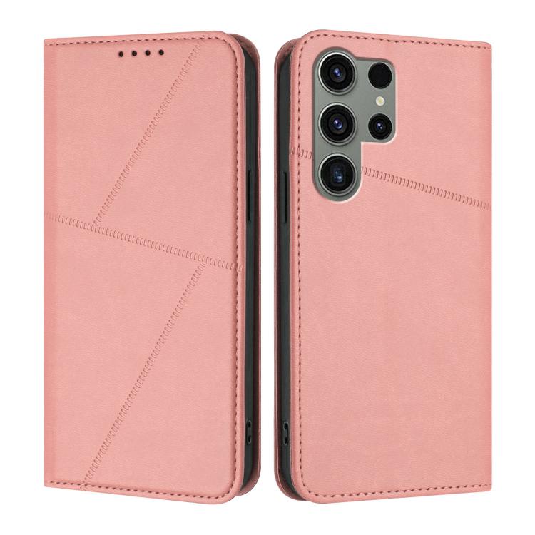 Strong Magnetic Frosted Flip Leather Phone Case