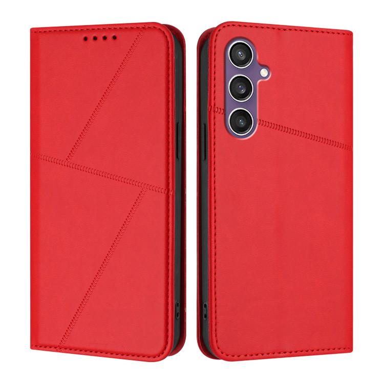 Strong Magnetic Frosted Flip Leather Phone Case