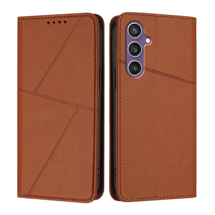 Strong Magnetic Frosted Flip Leather Phone Case