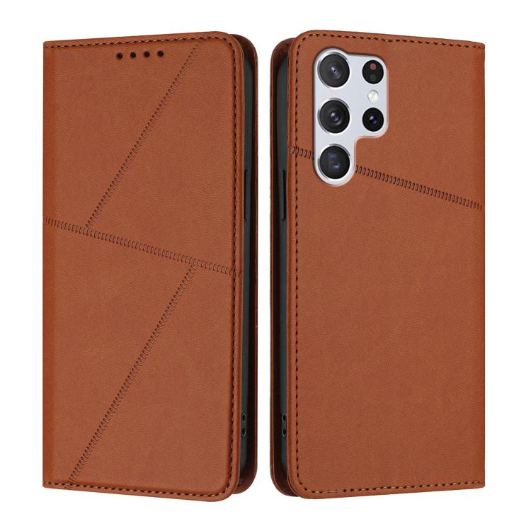 Strong Magnetic Frosted Flip Leather Phone Case