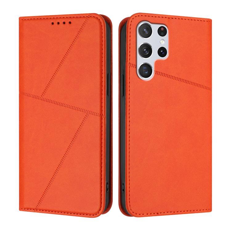 Strong Magnetic Frosted Flip Leather Phone Case