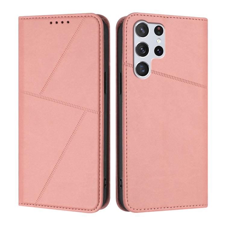 Strong Magnetic Frosted Flip Leather Phone Case