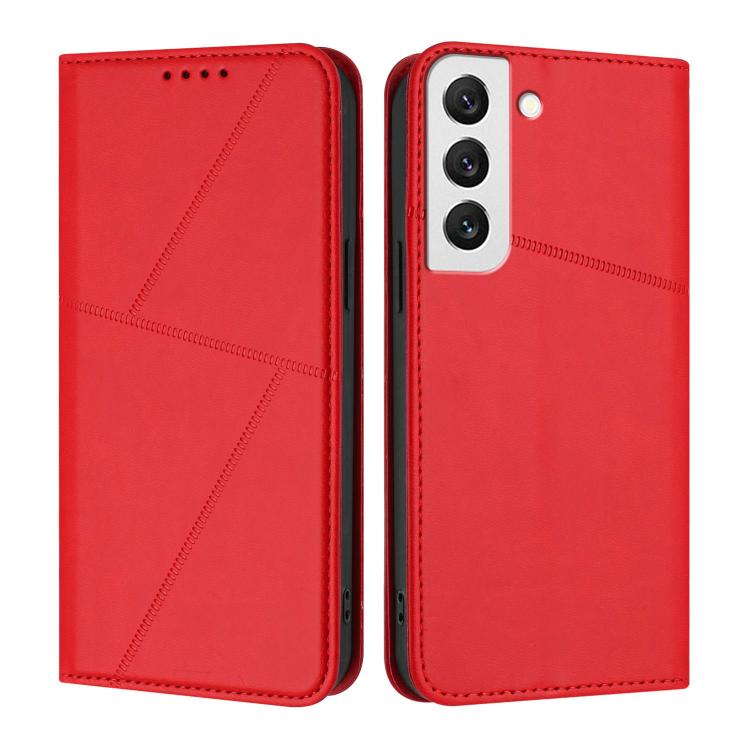Strong Magnetic Frosted Flip Leather Phone Case