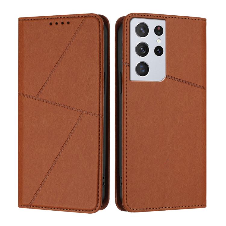 Strong Magnetic Frosted Flip Leather Phone Case