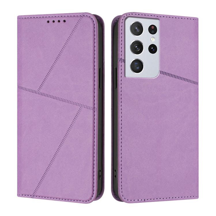 Strong Magnetic Frosted Flip Leather Phone Case
