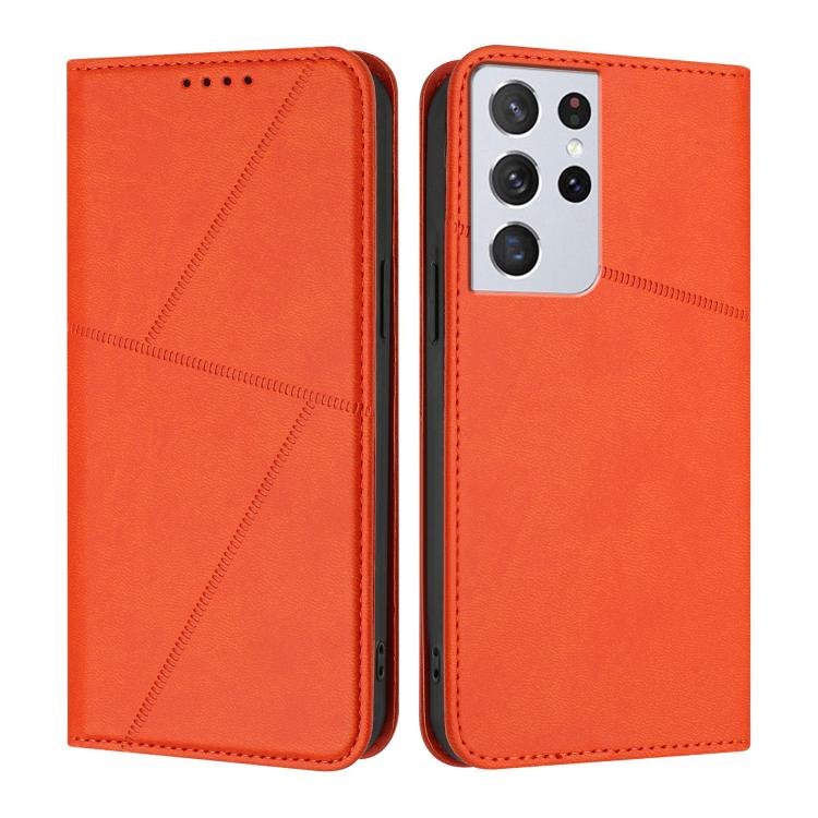 Strong Magnetic Frosted Flip Leather Phone Case