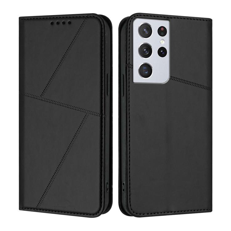 Strong Magnetic Frosted Flip Leather Phone Case
