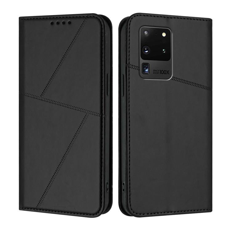 Strong Magnetic Frosted Flip Leather Phone Case