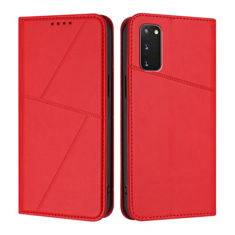 Strong Magnetic Frosted Flip Leather Phone Case