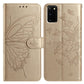 Butterfly Flutter Pattern Embossed Leather Phone Case