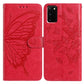 Butterfly Flutter Pattern Embossed Leather Phone Case