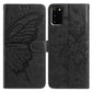 Butterfly Flutter Pattern Embossed Leather Phone Case