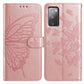Butterfly Flutter Pattern Embossed Leather Phone Case