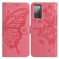 Butterfly Flutter Pattern Embossed Leather Phone Case
