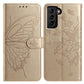 Butterfly Flutter Pattern Embossed Leather Phone Case