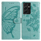 Butterfly Flutter Pattern Embossed Leather Phone Case