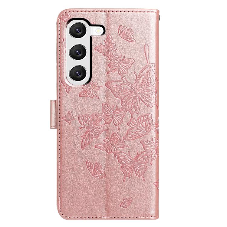 Butterfly Flutter Pattern Embossed Leather Phone Case