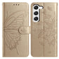 Butterfly Flutter Pattern Embossed Leather Phone Case