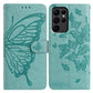 Butterfly Flutter Pattern Embossed Leather Phone Case