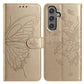 Butterfly Flutter Pattern Embossed Leather Phone Case