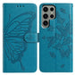 Butterfly Flutter Pattern Embossed Leather Phone Case